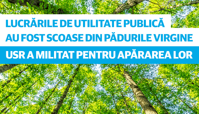 O lege mai puțin nocivă pentru mediu datorită opoziției USR