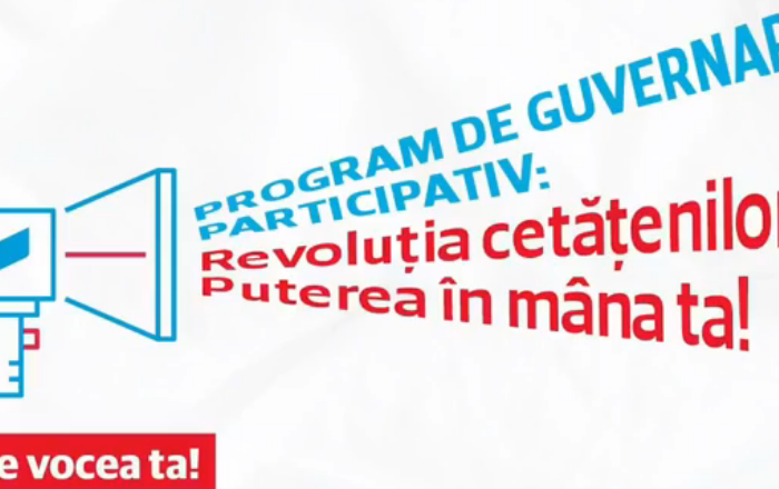 USR lansează primul program de guvernare participativ: Revoluția cetățenilor – Puterea în mâna ta!