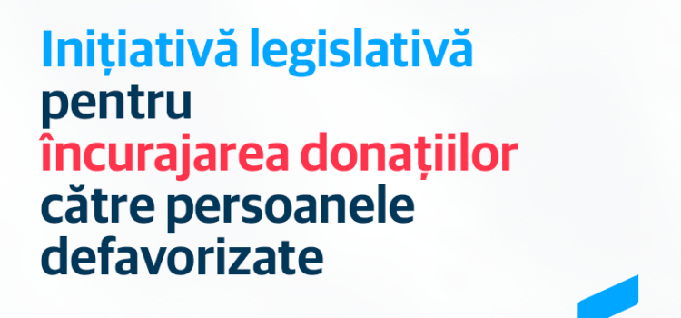 USR, inițiativă legislativă pentru încurajarea donațiilor către persoanele defavorizate
