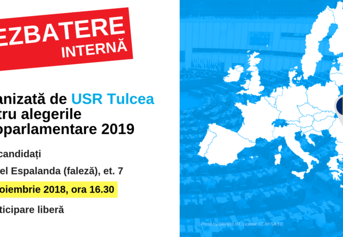 Dezbatere internă în vederea alegerilor europarlamentare, organizată de USR Tulcea