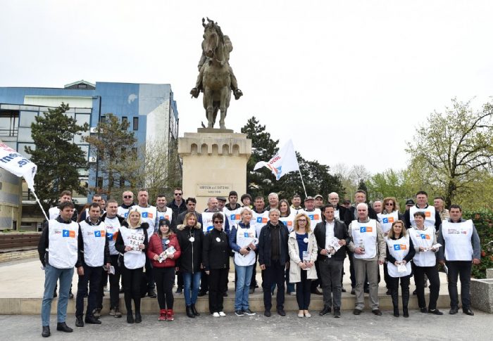 Caravana candidatilor Aliantei 2020 USR PLUS, la alegerile europarlamentare, a fost la Tulcea.