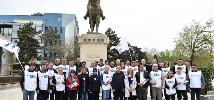 Caravana candidatilor Aliantei 2020 USR PLUS, la alegerile europarlamentare, a fost la Tulcea.
