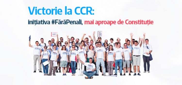 Victorie la CCR! Inițiativa Fără Penali în funcții publice este constituțională